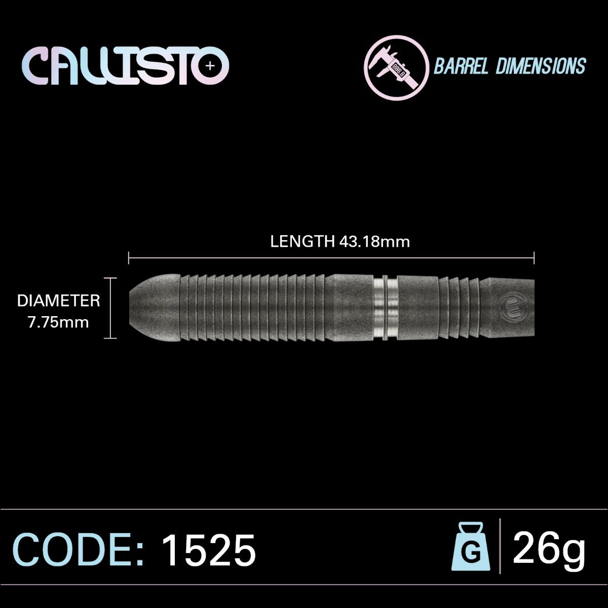 Winmau Callisto 3 90% - 26g