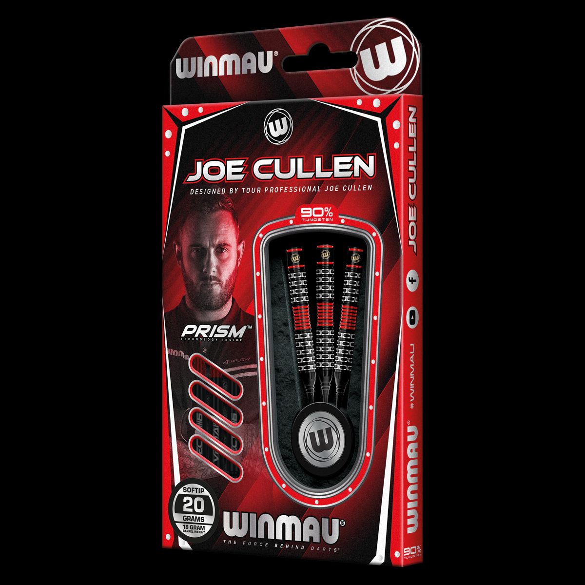 Winmau Joe Cullen Special Edition 90% Soft Tip - 18g