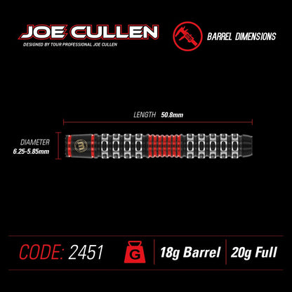 Winmau Joe Cullen Special Edition 90% Soft Tip - 18g