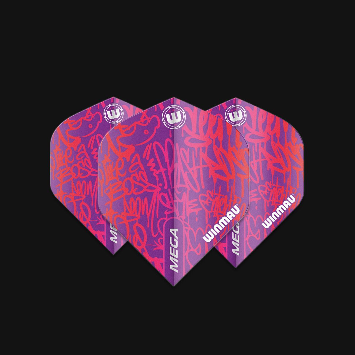 Pink & Purple Dart Flights