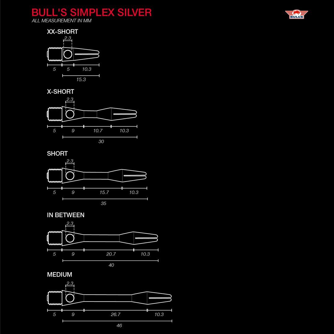 Bull's Bulk Simplex Grip - Medium