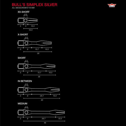 Bull's Bulk Simplex Grip - Medium