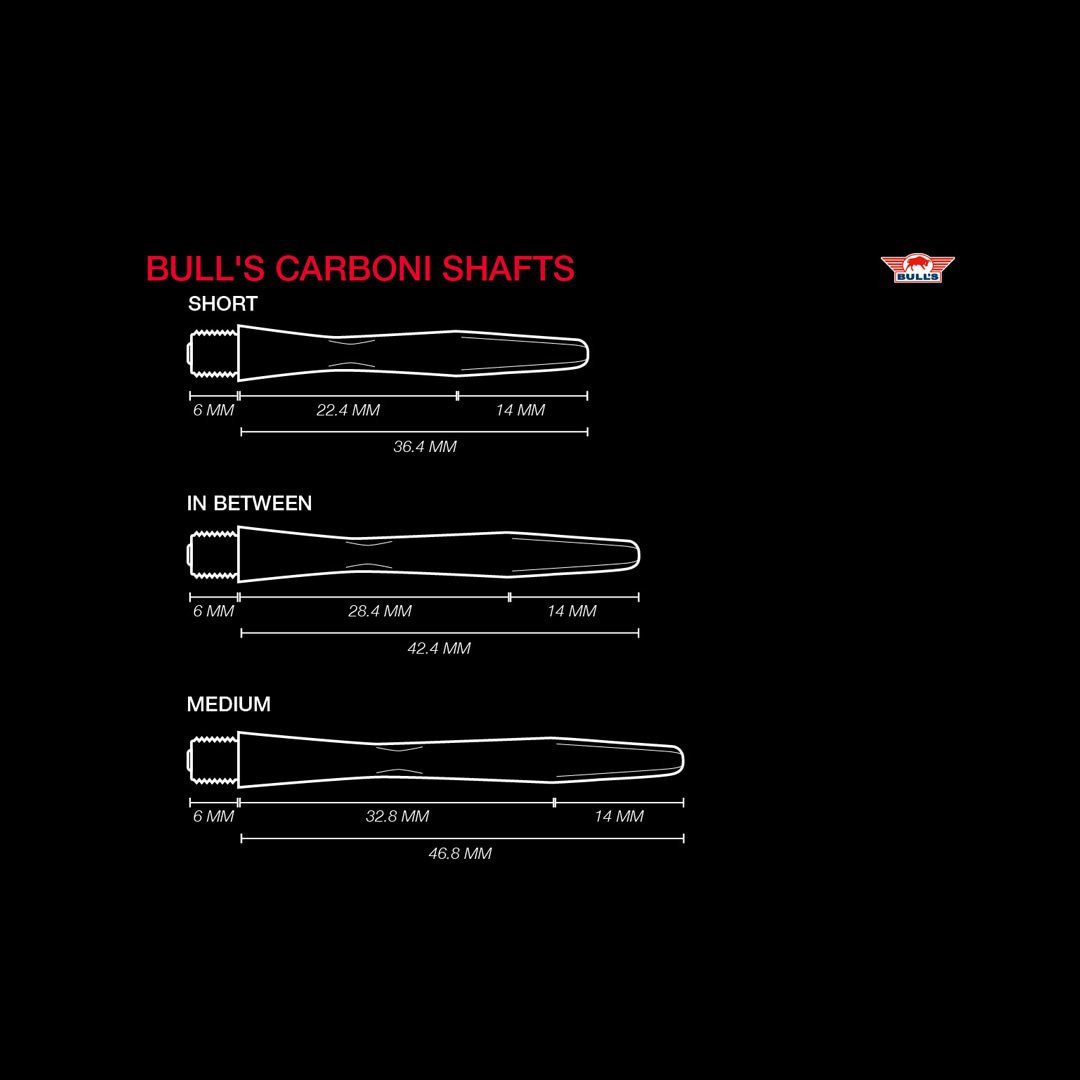 Bull's Carboni Shafts - Medium