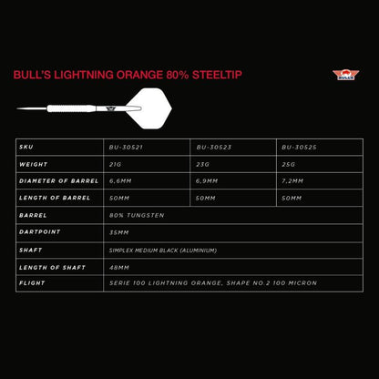 Bull's Lightning Orange 80% - 25g