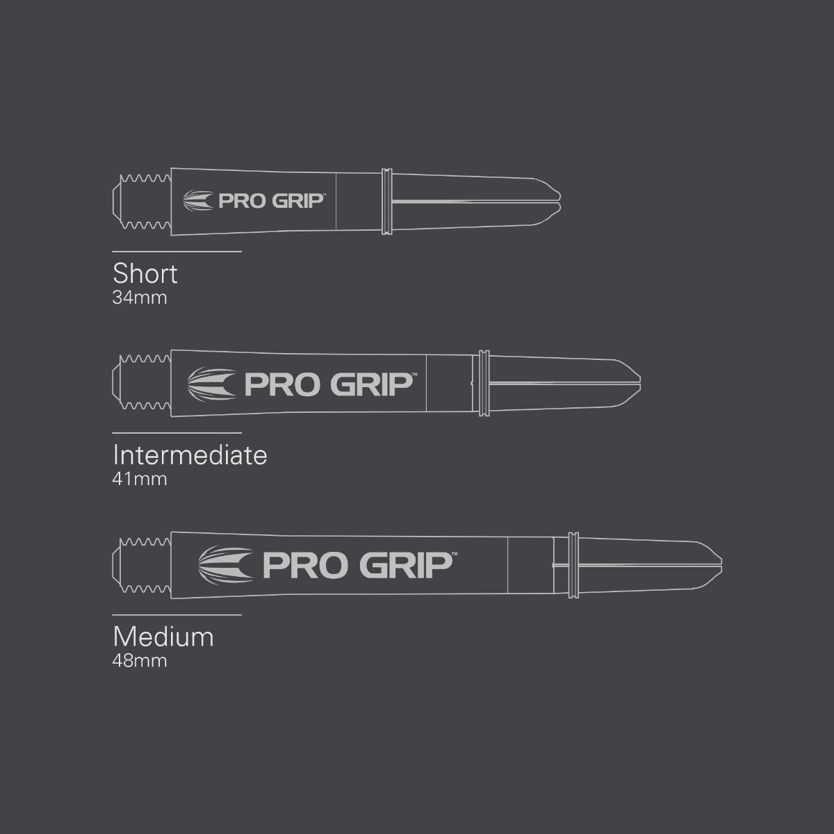 Target Pro Grip Spin 3 sets - White Medium