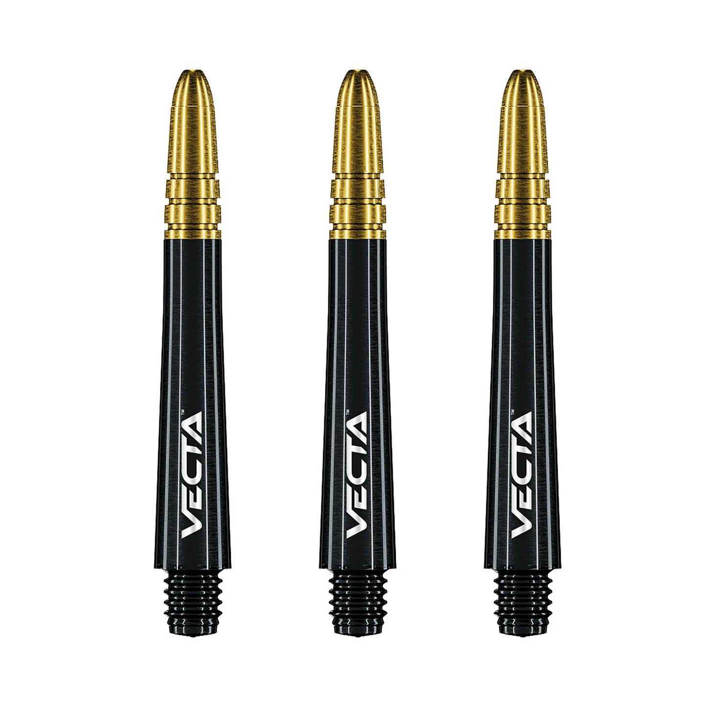 Vecta Black & Gold Dart Shaft - Short