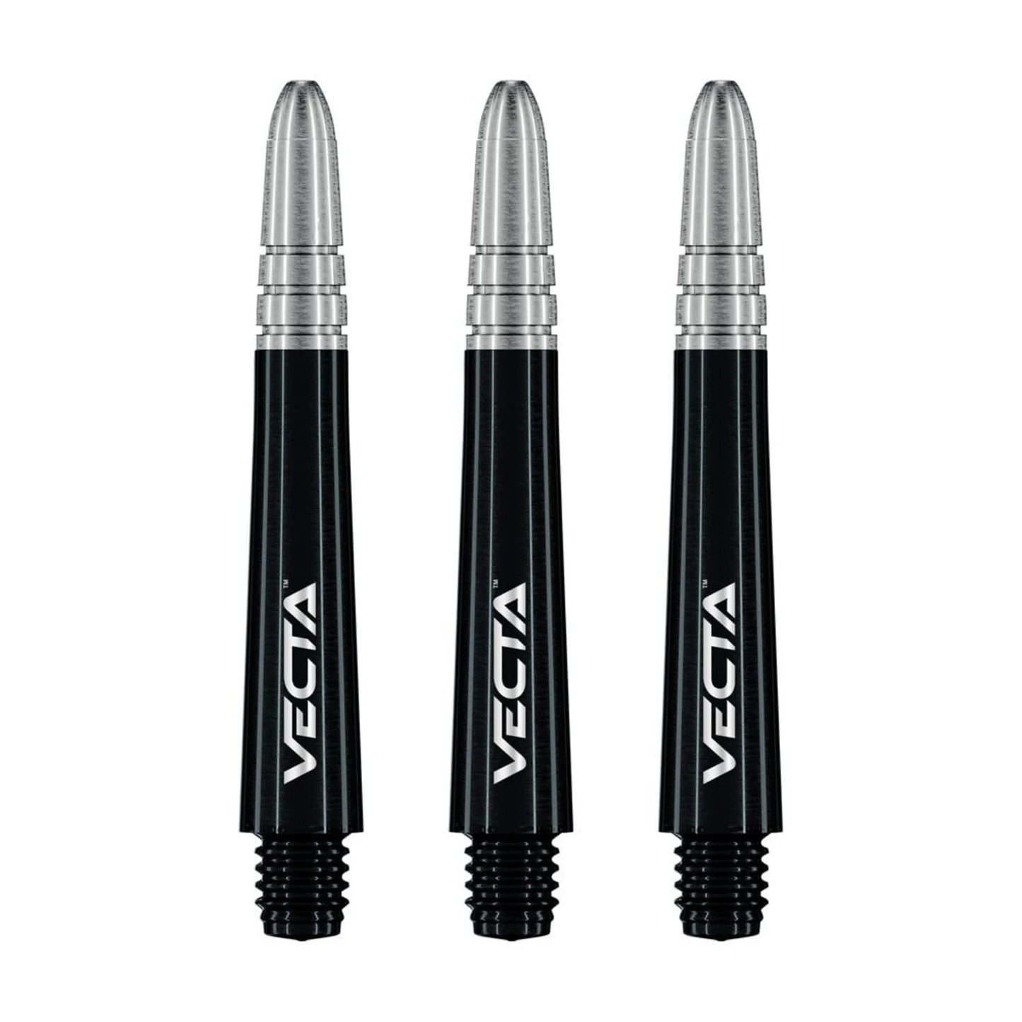 Vecta Black & Silver Dart Shafts - Medium