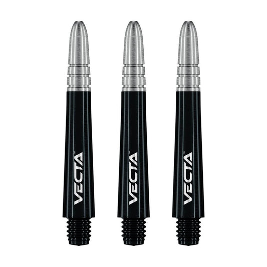 Vecta Black & Silver Dart Shafts - Medium